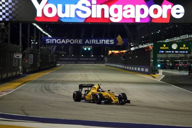 Singapore Grand Prix 15 - 18 September 2016 16.09.2016 - Free Practice 2, Jolyon Palmer (GBR) Renault F1 Team RS16 