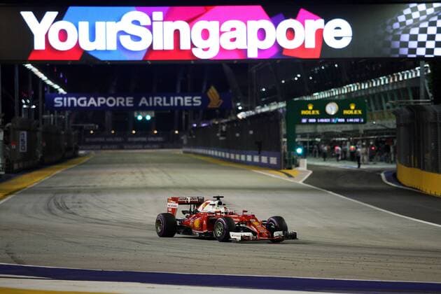 Singapore Grand Prix 15 - 18 September 2016 16.09.2016 - Free Practice 2, Sebastian Vettel (GER) Scuderia Ferrari SF16-H 