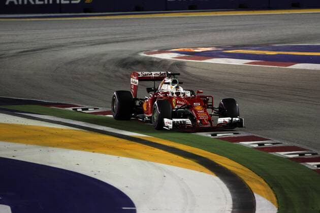 Singapore Grand Prix 15 - 18 September 2016 16.09.2016 - Free Practice 2, Sebastian Vettel (GER) Scuderia Ferrari SF16-H 