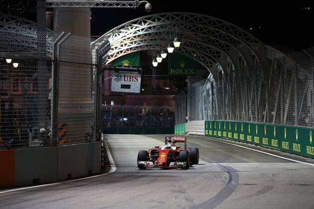 Singapore Grand Prix 15 - 18 September 2016 16.09.2016 - Free Practice 2, Sebastian Vettel (GER) Scuderia Ferrari SF16-H 