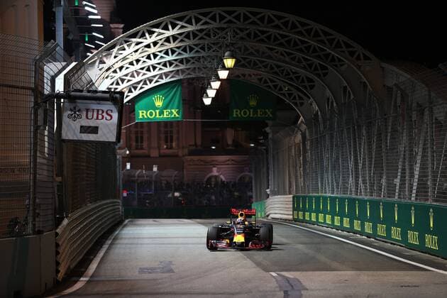 Singapore Grand Prix 15 - 18 September 2016 16.09.2016 - Free Practice 2, Daniel Ricciardo (AUS) Red Bull Racing RB12 