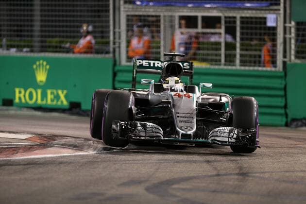 Singapore Grand Prix 15 - 18 September 2016 16.09.2016 - Free Practice 2, Lewis Hamilton (GBR) Mercedes AMG F1 W07 Hybrid 