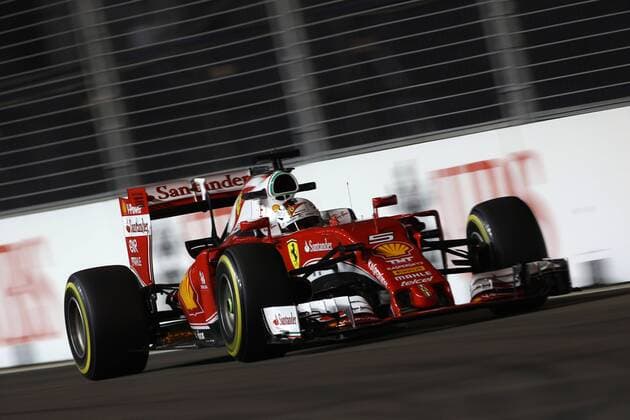 Singapore Grand Prix 15 - 18 September 2016 16.09.2016 - Free Practice 2, Sebastian Vettel (GER) Scuderia Ferrari SF16-H 