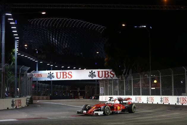 Singapore Grand Prix 15 - 18 September 2016 16.09.2016 - Free Practice 2, Sebastian Vettel (GER) Scuderia Ferrari SF16-H 