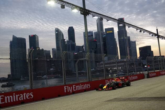 Singapore Grand Prix 15 - 18 September 2016 16.09.2016 - Free Practice 1, Max Verstappen (NED) Red Bull Racing RB12 