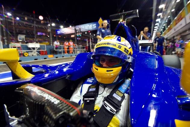 Marcus Ericsson (SWE 9) Sauber F1 Team Grosser Preis von Singapur 2016, Motorsport, Formel 1,Formula One World Championship WM Weltmeisterschaft Rd15, Singapore Grand Prix, Practice, Marina Bay Street Circuit, Singapore, Friday 16 September 2016. 16.09.2016, Singapur Copyright: xAndrexJerry Eibner-Pressefotox EP_JAE