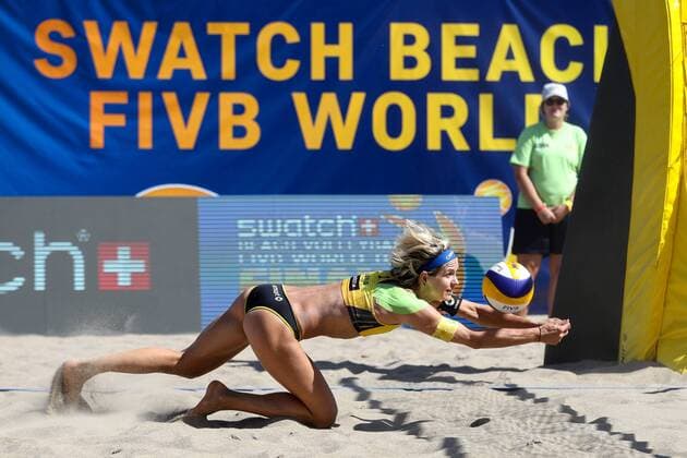 BEACHVOLLEYBALL - FIVB World Tour Finals TORONTO,CANADA,16.SEP.16 - Beach volleyball Beachvolleyball - FIVB World Tour 2016, Finals. Image shows Laura Ludwig (GER). GEPAxpictures xMaticxKlansek