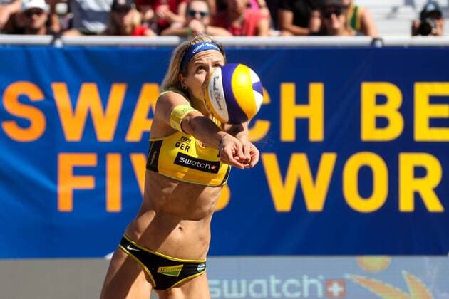 BEACHVOLLEYBALL - FIVB World Tour Finals TORONTO,CANADA,16.SEP.16 - Beach volleyball Beachvolleyball - FIVB World Tour 2016, Finals. Image shows Laura Ludwig (GER). GEPAxpictures xMaticxKlansek