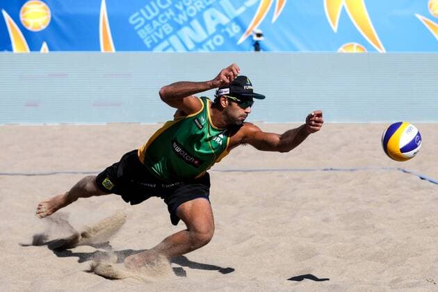 BEACHVOLLEYBALL - FIVB World Tour Finals TORONTO,CANADA,16.SEP.16 - Beach volleyball Beachvolleyball - FIVB World Tour 2016, Finals. Image shows Pedro Solberg Salgado (BRA). GEPAxpictures xMaticxKlansek