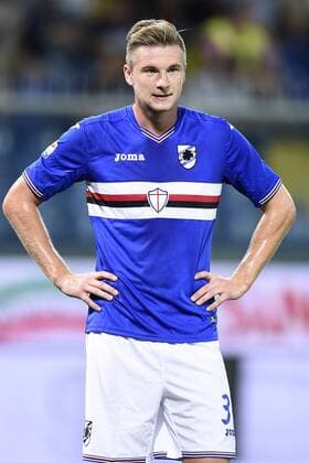 Db Genova 16 09 2016 - Serie A Sampdoria Genua vs. AC Milan: Milan Skriniar 