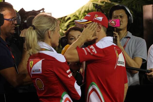 Sebastian Vettel, Scuderia Ferrari, letzter Startplatz, formula 1 GP, Singapore, 17.09.2015 Photo:mspb Jerry Andre Sebastian Vettel, letzter Startplatz, formula 1 GP, Singapore