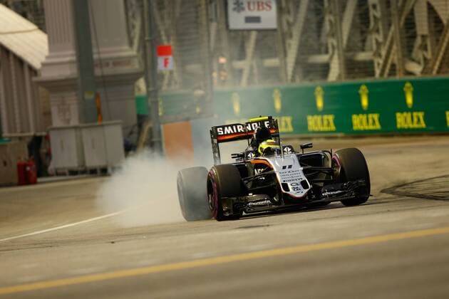 Motorsports: FIA Formula One World Championship WM Weltmeisterschaft 2016, Grand Prix of Singapore, 11 Sergio Perez (MEX, Sahara Force India F1 Team), xHOCHxZWEIx