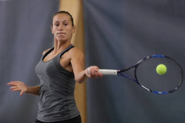 Sermelux open 2016 17.09.2016, Tennis, Tournoi Sermelux Open, Petange vl: Elixane Lechamia (FRA - Frankreich), Siegerin 2016 