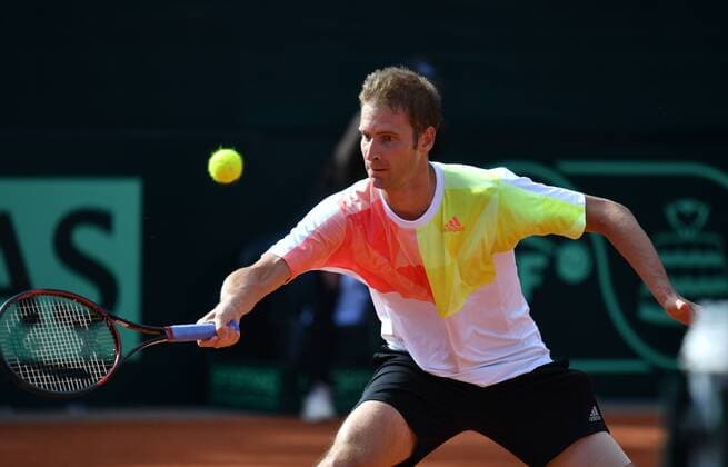 Florian Mayer, GER Florian Mayer (GER)-Kamil Majchrzak (POL) Deutschland-Polen Germany-Polandi Tennis, Daviscup, Davis Cup Berlin, 18.9.2016