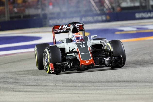 Romain Grosjean, Haas, F1 Team, formula 1 GP, Singapore, 18.09.2015 Photo:mspb Lukas Gorys Romain Grosjean, formula 1 GP, Singapore