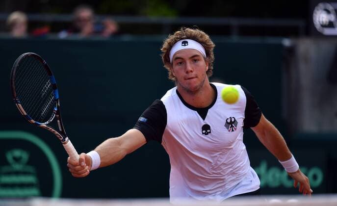 Jan-Lennard Struff, GER Jan-Lennard Struff (GER)-Hubert Hurkacz (POL) Deutschland-Polen Germany-Polandi Tennis, Daviscup, Davis Cup Berlin, 18.9.2016
