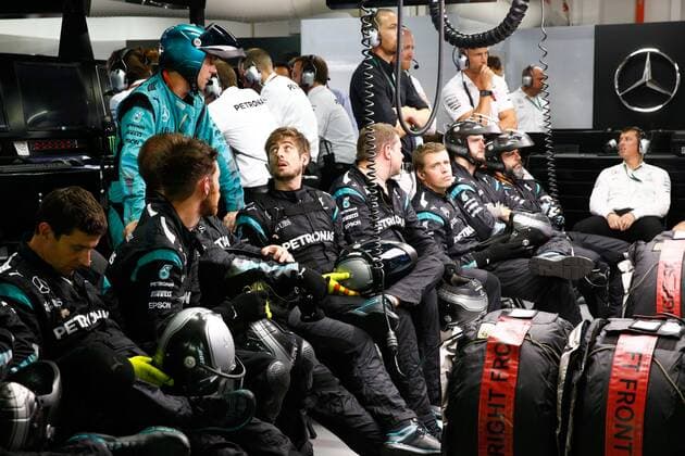 Motorsports: FIA Formula One World Championship WM Weltmeisterschaft 2016, Grand Prix of Singapore, Mercedes xHOCHxZWEIx