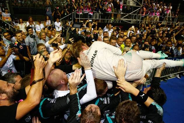 Motorsports: FIA Formula One World Championship WM Weltmeisterschaft 2016, Grand Prix of Singapore, 6 Nico Rosberg (GER, Mercedes AMG Petronas Formula One Team), xHOCHxZWEIx