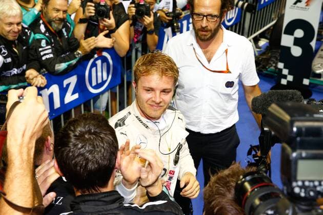 Motorsports: FIA Formula One World Championship WM Weltmeisterschaft 2016, Grand Prix of Singapore, 6 Nico Rosberg (GER, Mercedes AMG Petronas Formula One Team), xHOCHxZWEIx
