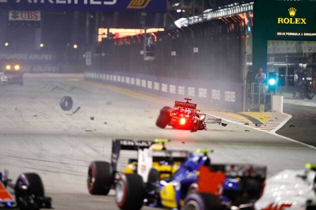 Motorsports: FIA Formula One World Championship WM Weltmeisterschaft 2016, Grand Prix of Singapore, 27 Nico Hulkenberg (GER, Sahara Force India F1 Team), xHOCHxZWEIx