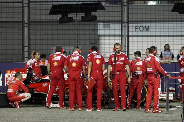 Singapore Grand Prix 15 - 18 September 2016 18.09.2016 - Race, Sebastian Vettel (GER) Scuderia Ferrari SF16-H 