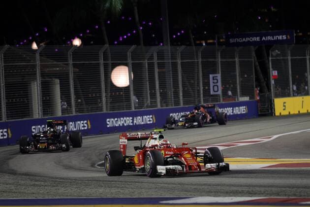 Singapore Grand Prix 15 - 18 September 2016 18.09.2016 - Race, Kimi Raikkonen (FIN) Scuderia Ferrari SF16-H 