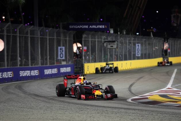 Singapore Grand Prix 15 - 18 September 2016 18.09.2016 - Race, Daniel Ricciardo (AUS) Red Bull Racing RB12 