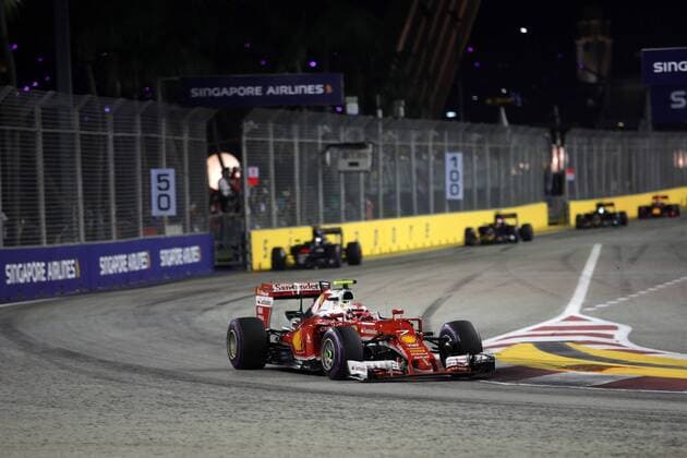 Singapore Grand Prix 15 - 18 September 2016 18.09.2016 - Race, Kimi Raikkonen (FIN) Scuderia Ferrari SF16-H 