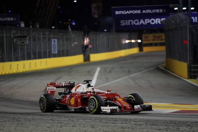 Singapore Grand Prix 15 - 18 September 2016 18.09.2016 - Race, Sebastian Vettel (GER) Scuderia Ferrari SF16-H 