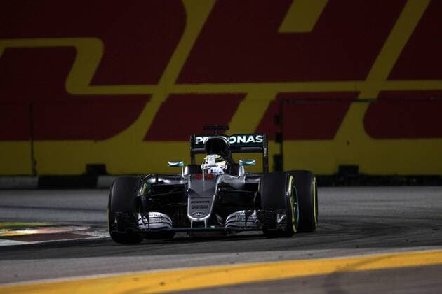 Singapore Grand Prix 15 - 18 September 2016 18.09.2016 - Race, Lewis Hamilton (GBR) Mercedes AMG F1 W07 Hybrid 