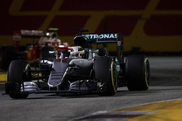 Singapore Grand Prix 15 - 18 September 2016 18.09.2016 - Race, Lewis Hamilton (GBR) Mercedes AMG F1 W07 Hybrid 
