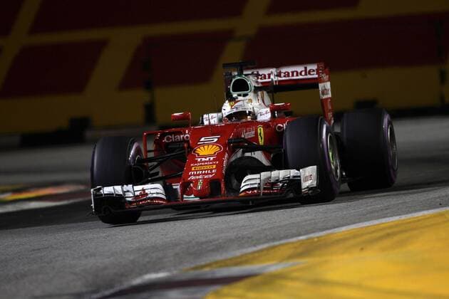 Singapore Grand Prix 15 - 18 September 2016 18.09.2016 - Race, Sebastian Vettel (GER) Scuderia Ferrari SF16-H 