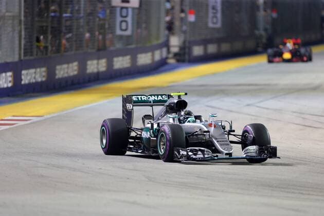 Singapore Grand Prix 15 - 18 September 2016 18.09.2016 - Race, Nico Rosberg (GER) Mercedes AMG F1 W07 Hybrid 