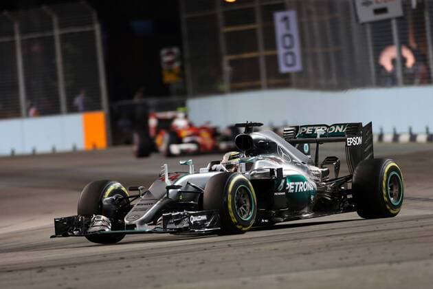 Singapore Grand Prix 15 - 18 September 2016 18.09.2016 - Race, Lewis Hamilton (GBR) Mercedes AMG F1 W07 Hybrid 