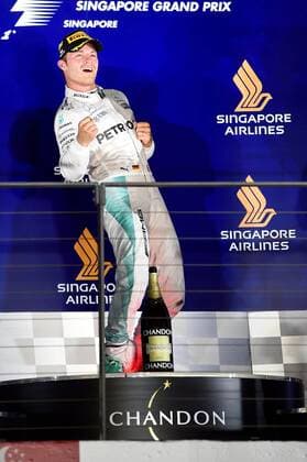 Nico Rosberg (GER 6), Mercedes AMG Petronas Formula One Team Grosser Preis von Singapur 2016, Motorsport, Formel 1,Formula One World Championship WM Weltmeisterschaft Rd15, Singapore Grand Prix, Race, Marina Bay Street Circuit, Singapore, Sunday 18 September 2016. 18.09.2016, Singapur Copyright: xAndrexJerry Eibner-Pressefotox EP_JAE