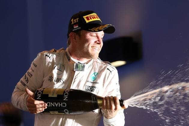 Singapore Grand Prix 15 - 18 September 2016 18.09.2016 - Race, Nico Rosberg (GER) Mercedes AMG F1 W07 Hybrid race winner 
