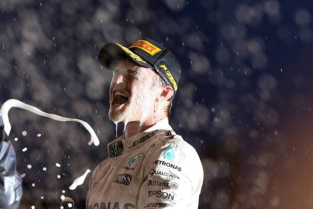 Singapore Grand Prix 15 - 18 September 2016 18.09.2016 - Race, Nico Rosberg (GER) Mercedes AMG F1 W07 Hybrid race winner 