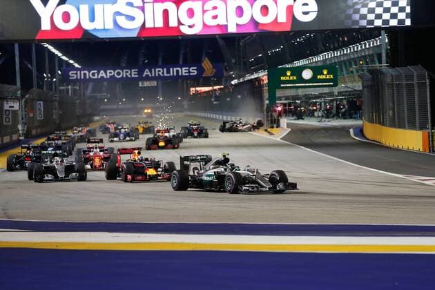 Motorsports: FIA Formula One World Championship WM Weltmeisterschaft 2016, Grand Prix of Singapore, 6 Nico Rosberg (GER, Mercedes AMG Petronas Formula One Team), xHOCHxZWEIx