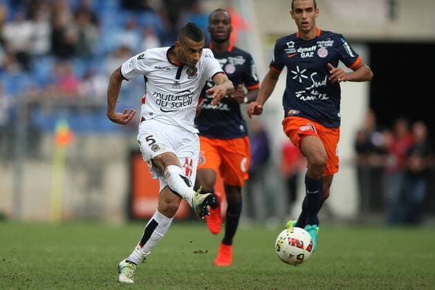 Younes BELHANDA, ogc nice FOOTBALL : Montpellier HSC vs OGC Nizza - Ligue 1 - 18 09 2016 RichardGosselinx 