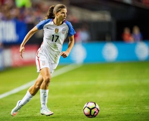 USWNT M Tobin Heath (17) during the Women s International Soccer match between the Netherlands and the United States at the Georgia Dome on September 18, 2016 in Atlanta, GA. CSM Soccer 2016: Netherlands vs United States SEP 18 - ZUMAc04_