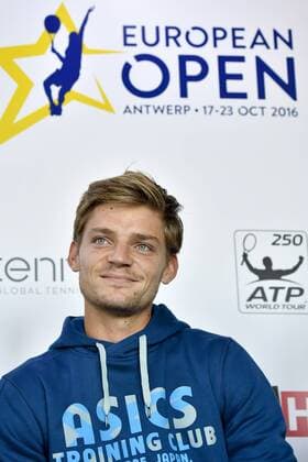 Belgian David Goffin pictured during a press conference PK Pressekonferenz for the European Open tennis tournament in Antwerp from 17 to 23 October, Monday 19 September 2016. DIRKxWAEM  x04935811x