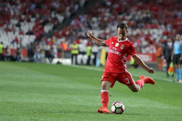 September 19, 2016 - Lisbon, Portugal - Benfica s defender Alejandro Grimaldo in action during the Portuguese League football match SL Benfica vs SC Braga at Luz stadium in Lisbon on September 19, 2016. Benfica v Braga - Portuguese League Football  - ZUMAn230