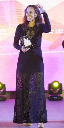 Martina Hingis of Switzerland attends the welcome party of the 2016 WTA Tennis Damen Guangzhou Open tennis tournament in Guangzhou city, south China s Guangdong province, 19 September 2016. Tennis stars glam up welcome party for 2016 Guangzhou Open tennis tournament  pbu506491_26