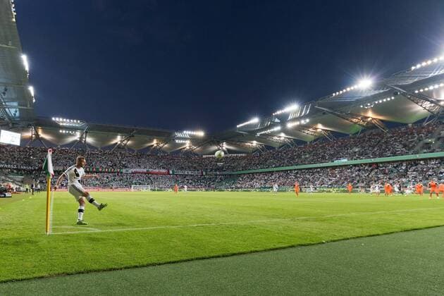 Ekstraklasa Polen Fußball 2016 2017 Legia Warschau - Zaglebie Lubin rzut rozny Thibault Moulin corner ,  20160918_0286-d