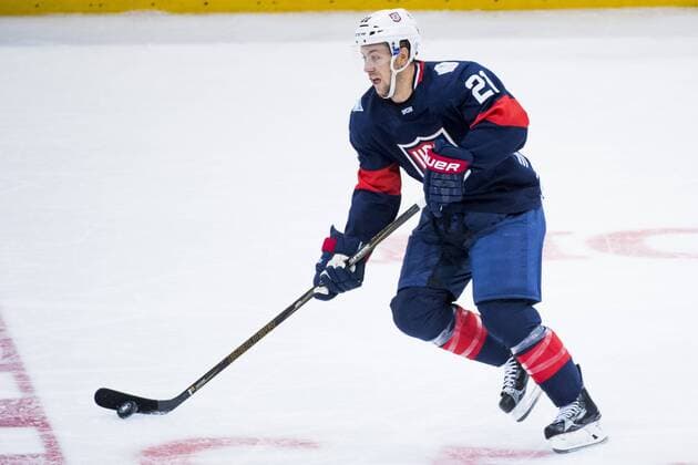 USA s Derek Stepan Kanada - USA World Cup of Hockey Nationalteam Länderspiel Eishockey Toronto.  Copyright: LUDVIGxTHUNMAN BB160921LT025