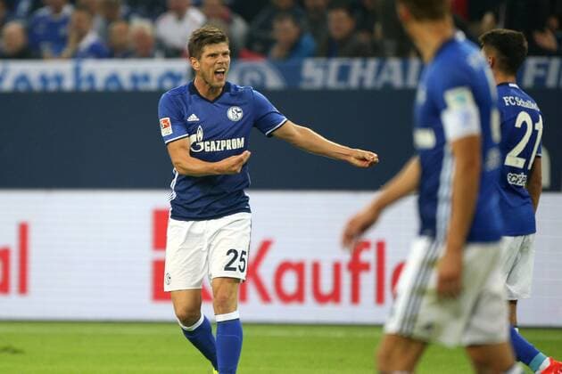 21.09.2016, Fussball GER, 1. Bundesliga Saison 2016 2017, 4. Spieltag, FC Schalke 04 - 1. FC Koeln, Klaas-Jan HUNTELAAR (FC Schalke 04) ist sauer