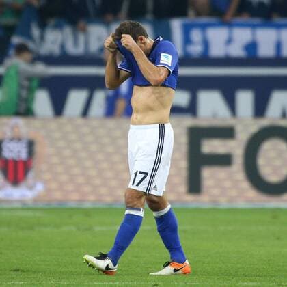Bilder des Tages - Sport 21.09.2016, Fussball GER, 1. Bundesliga Saison 2016 2017, 4. Spieltag, FC Schalke 04 - 1. FC Koeln, Benjamin STAMBOULI (FC Schalke 04) ist enttäuscht