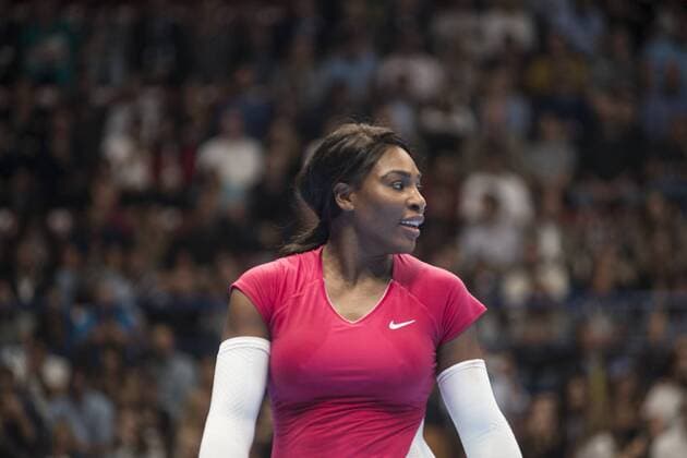 Tennis, Djokovic and Friends Showmatch in Mailand Milan, Djokovic and Friends in the photo: Serena Williams  Copyright: xAlbertoxScarpinatox