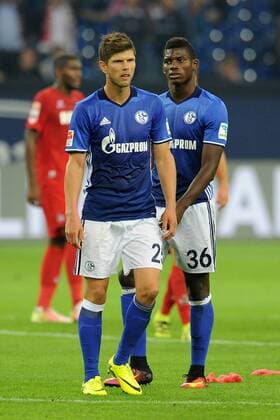 V.l.n.r. Klaas Jan Huntelaar und Breel Embolo ( beide Schalke 04 ) enttaeuscht nach der Niederlage. 21.09.2016 --- Fussball --- 1. Bundesliga --- Schalke 04 vs 1 FC Koeln Gelsenkirchen Copyright: xThienelx Eibner-Pressefotox EP_ttl