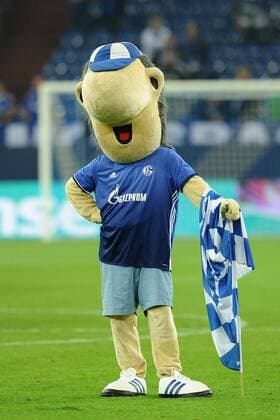 Maskottchen Erwin ( Schalke 04 ) enttaeuscht frustriert nach der Niederlage. 21.09.2016 --- Fussball --- 1. Bundesliga --- Schalke 04 vs 1 FC Koeln Gelsenkirchen Copyright: xThienelx Eibner-Pressefotox EP_ttl
